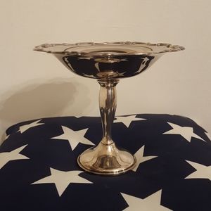 Vintage Gorham YC 3044 silver candy dish holder